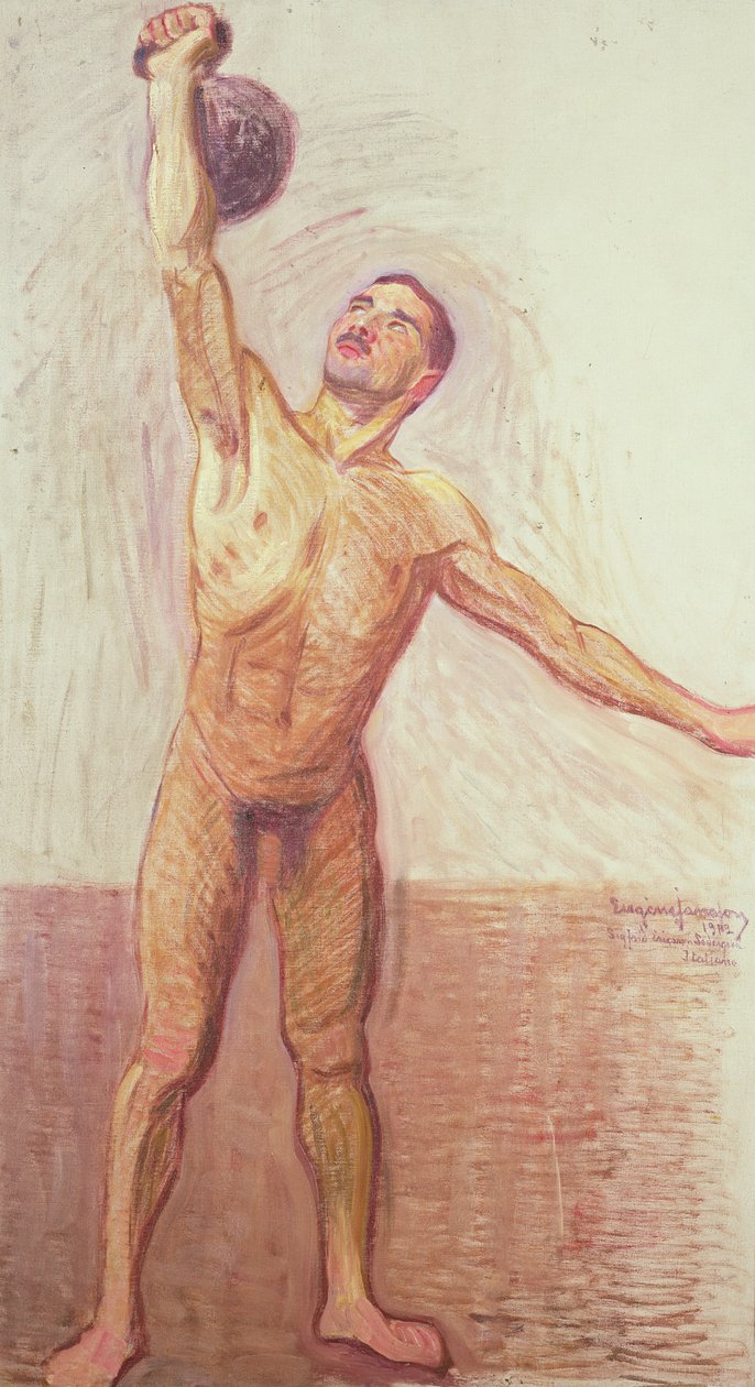 Tungviktslyftare, 1912 av Eugène Jansson