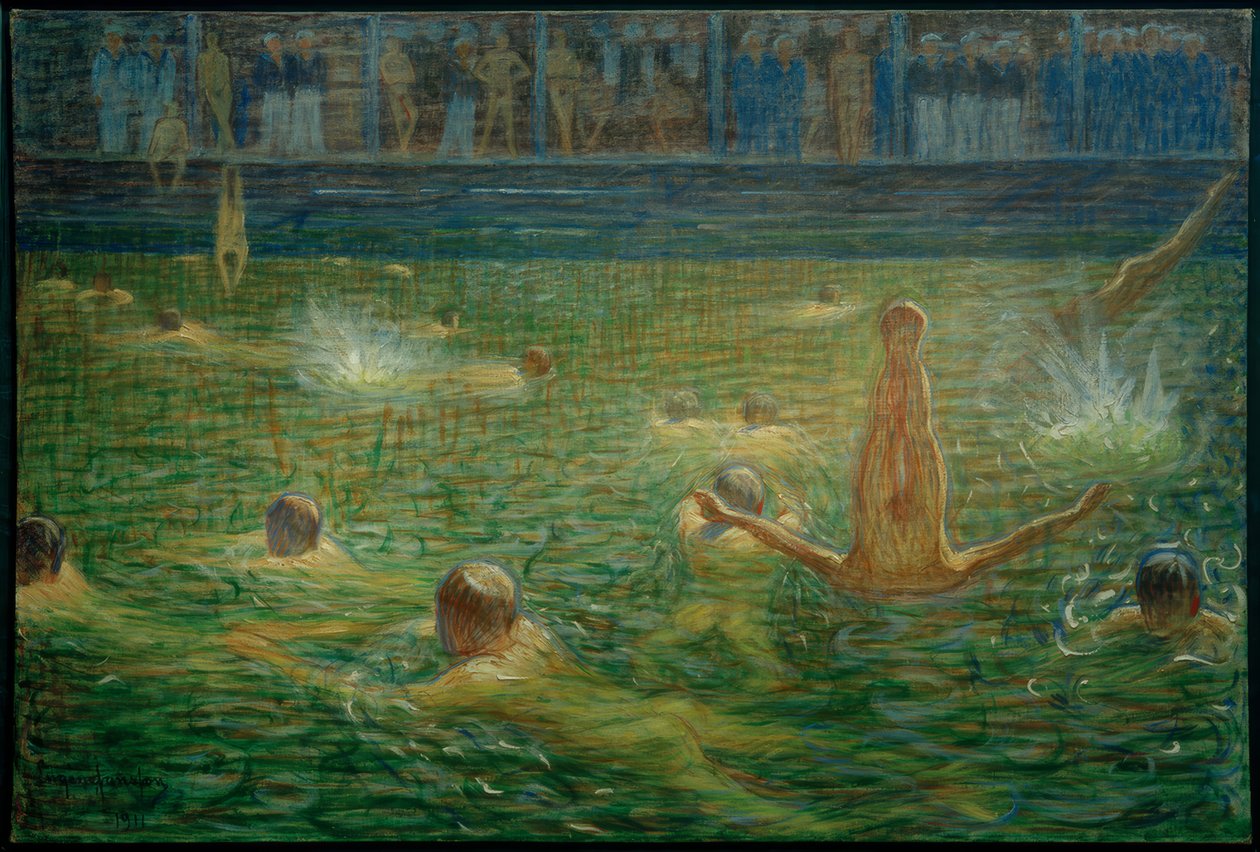 Kallt bad av Eugène Jansson