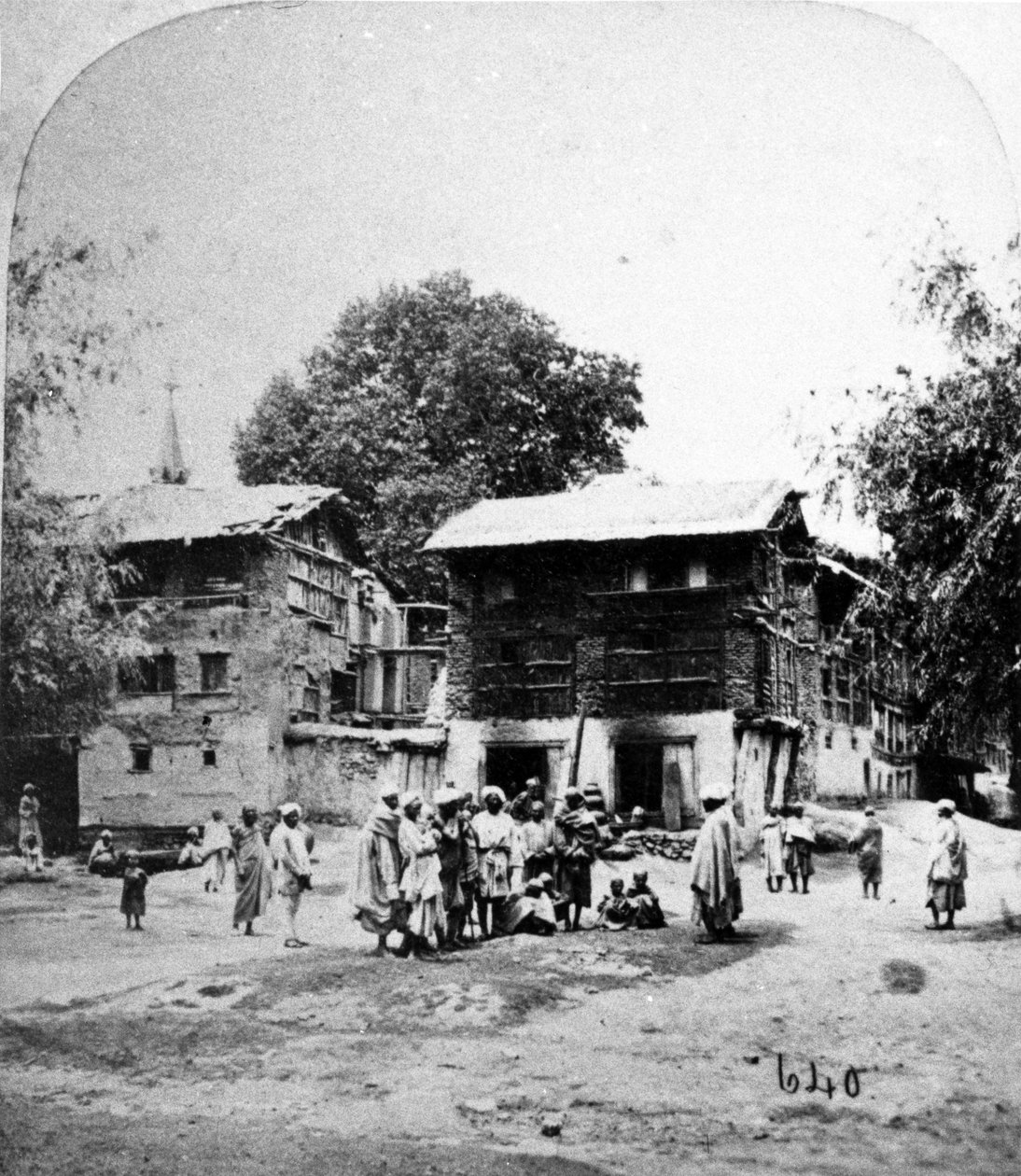 Afghanska handlare i Indien, ca 1860-talet av European Photographer
