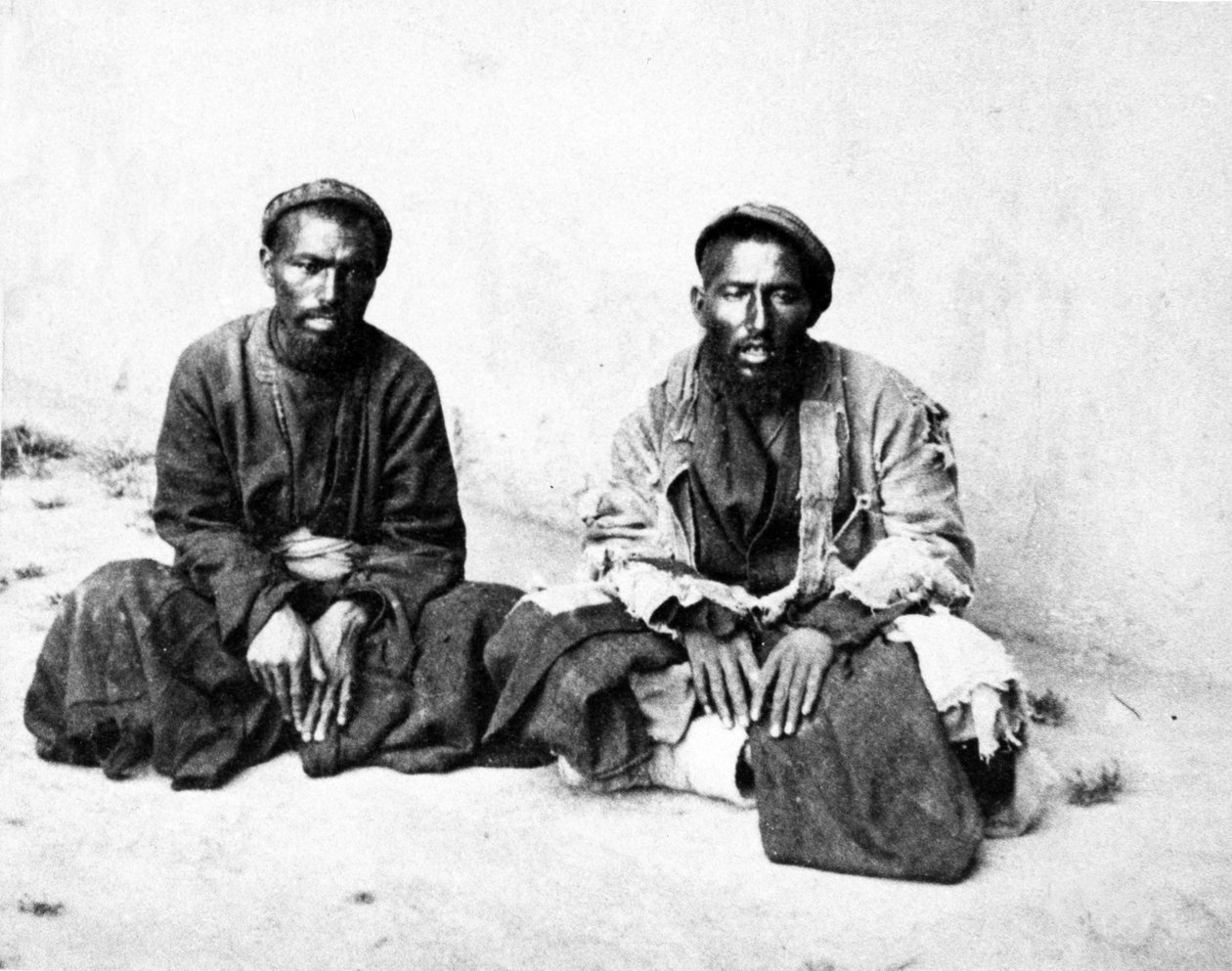 Ladakhis, ca 1860-talet av European Photographer
