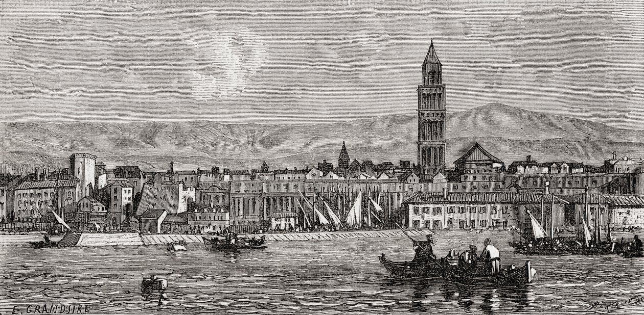 Split, Kroatien, från 