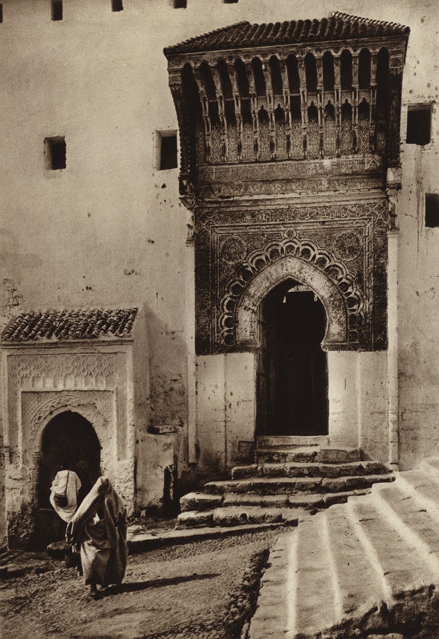 Sale, Rabat, Medersa Gate (s/v foto) av European Photographer