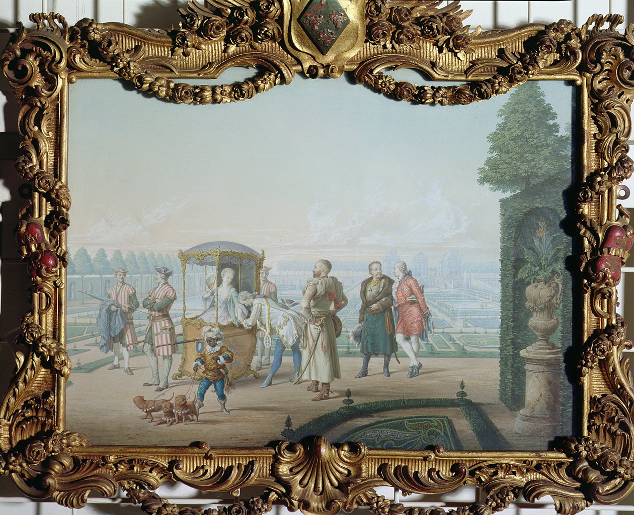 En promenad i trädgården (wc) av European School