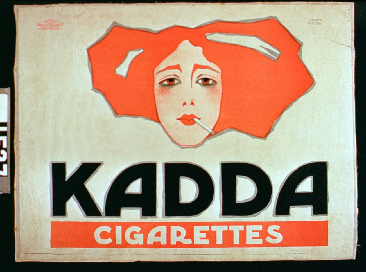 Annons för Kadda Cigaretter av European School