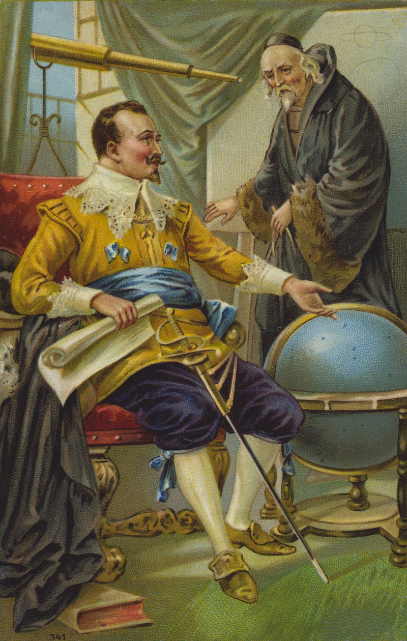Astronom (chromolitho) av European School