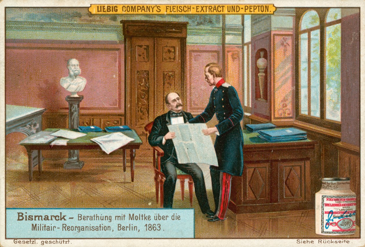 Bismarck, Liebig-kort, början av 1900-talet (chromo) av European School