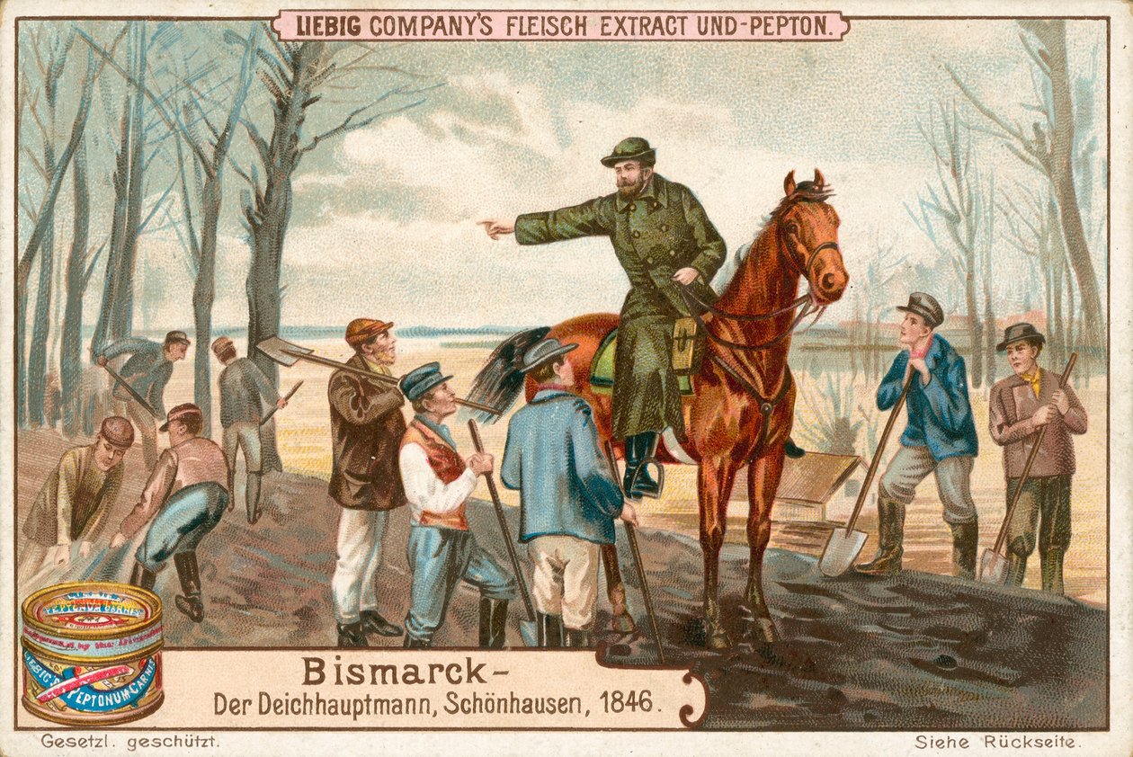 Bismarck, Liebig-kort, början av 1900-talet (chromo) av European School
