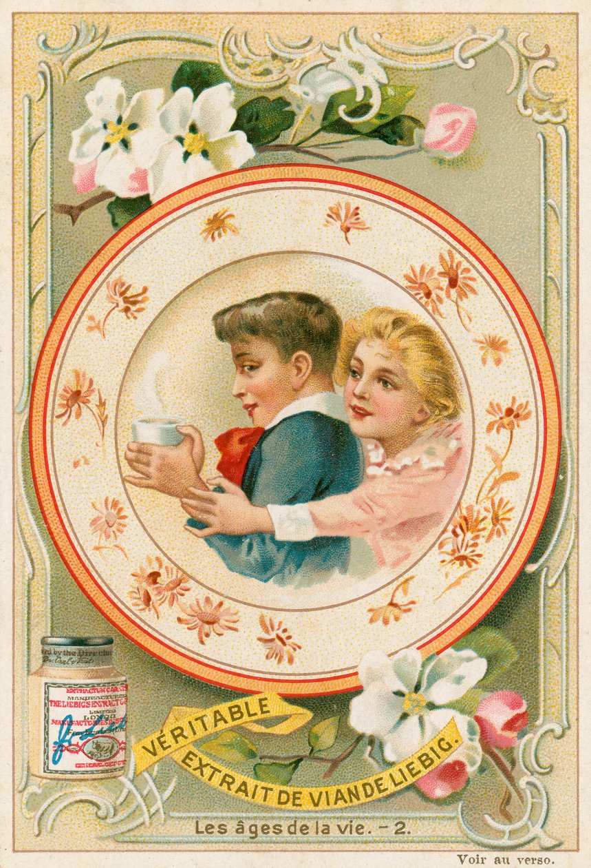Barndom (chromolitho) av European School