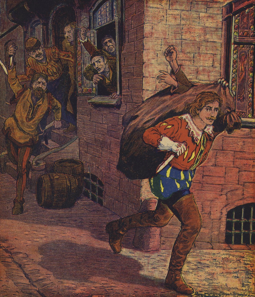 Klaus Störtebeker (färglitografi) av European School