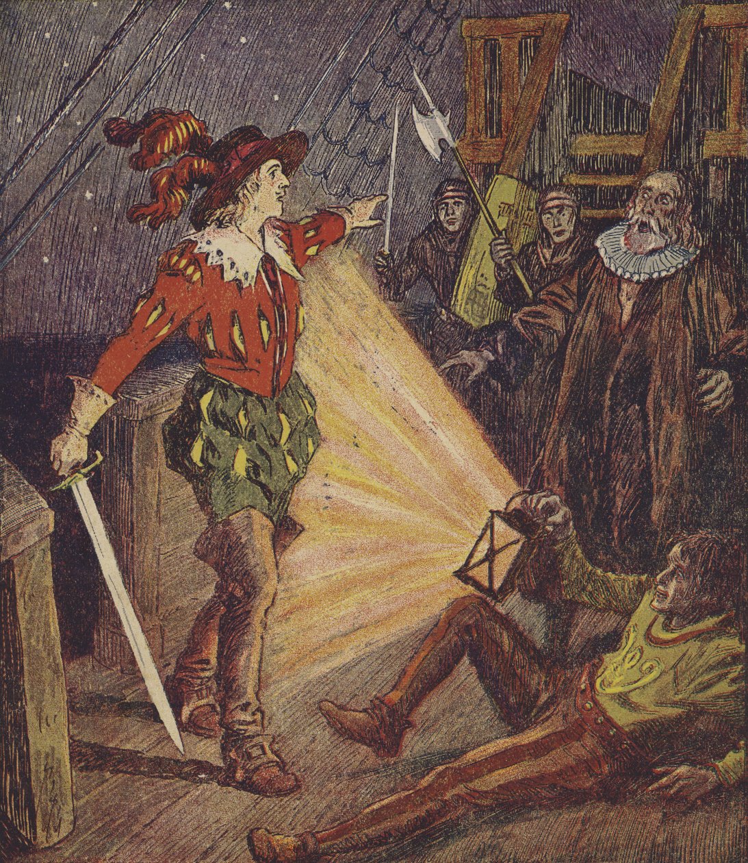 Klaus Störtebeker (färglitografi) av European School