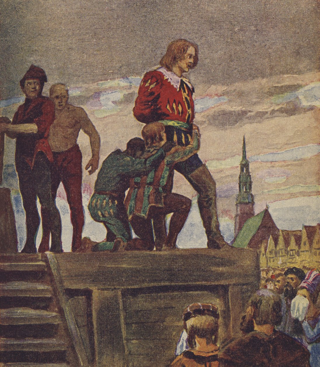 Klaus Störtebeker (färglitografi) av European School