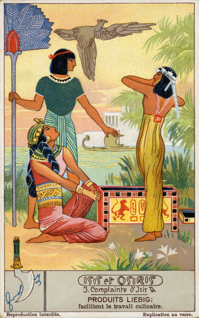 Isis klagosång (chromolitho) av European School