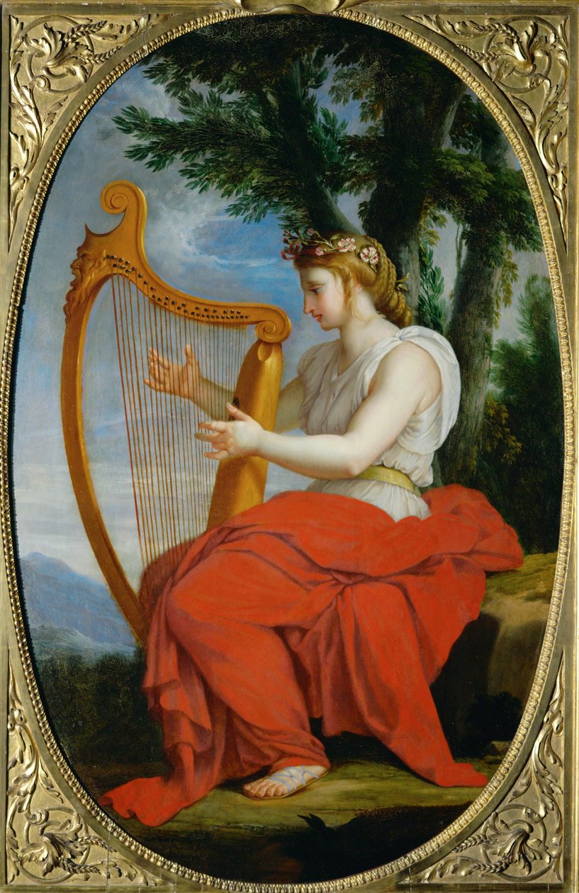 Musan Calliope... av Eustache (studio of) Le Sueur