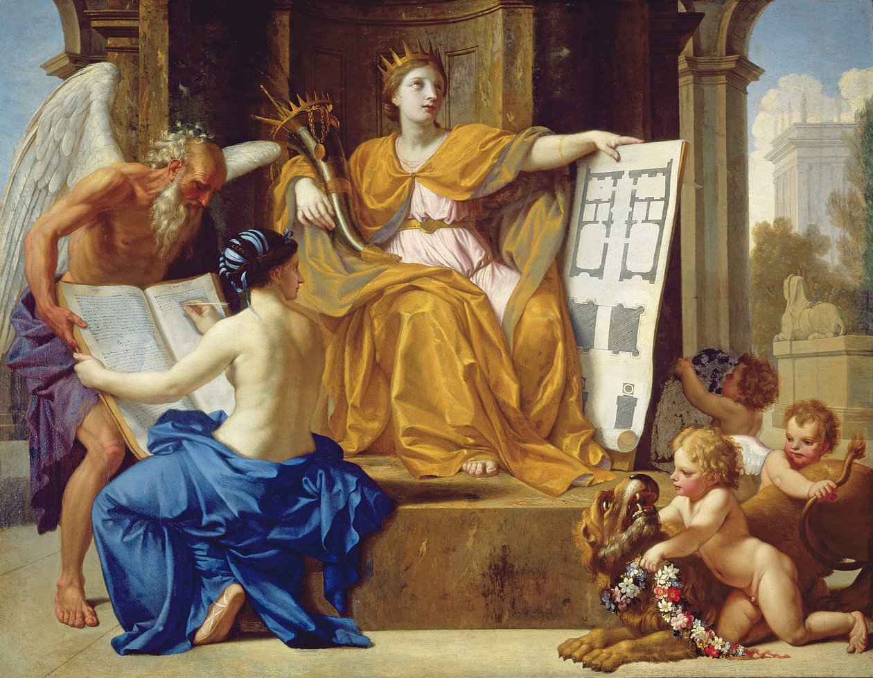 En Allegory of Magnificence, c.1654 av Eustache Le Sueur