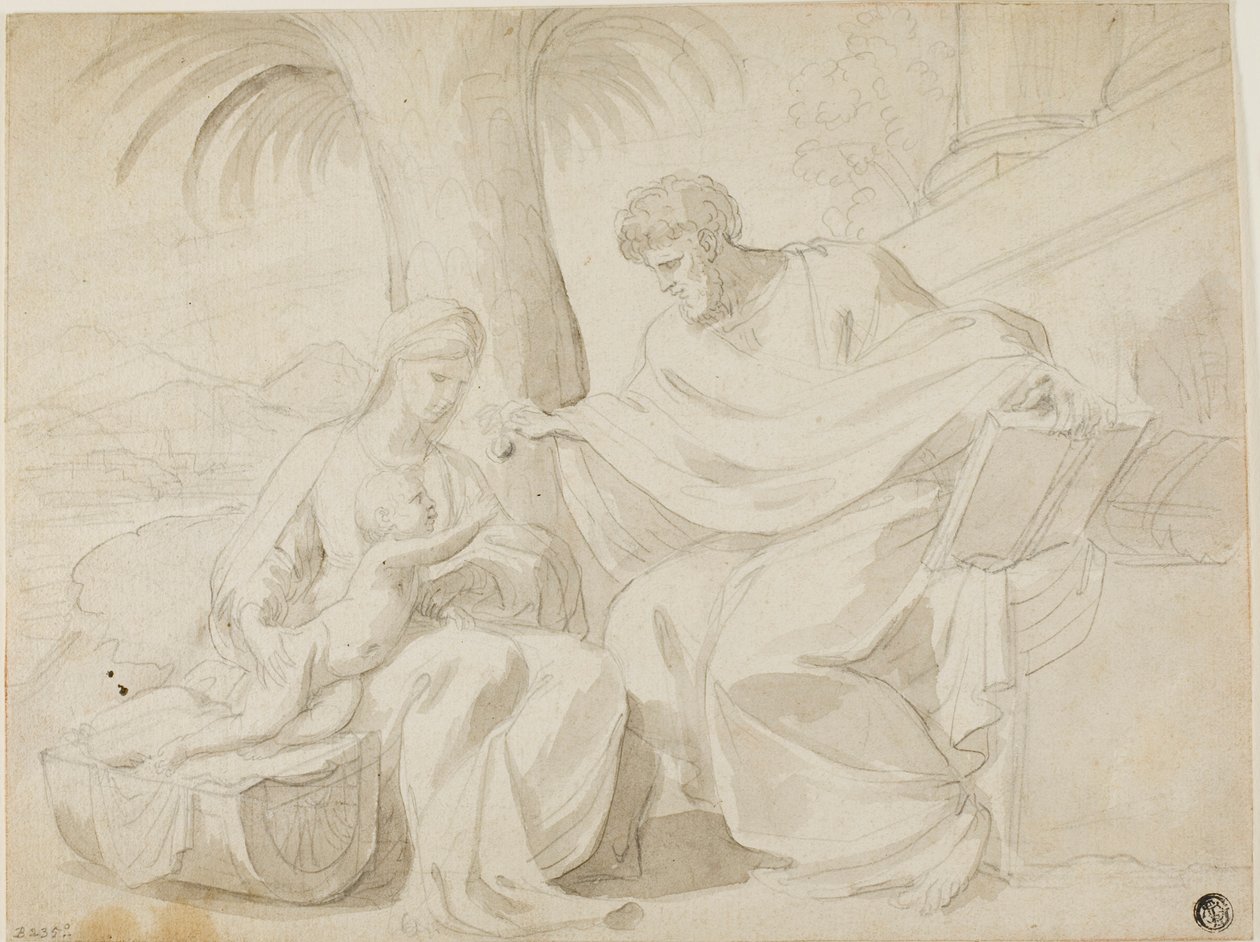 helig familj av Eustache Le Sueur