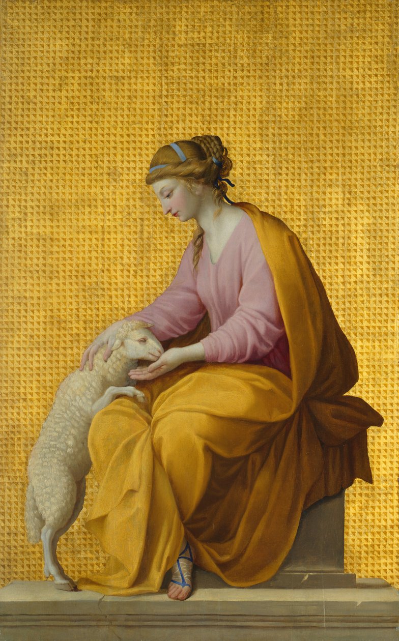 Saktmodighet, 1650. av Eustache Le Sueur