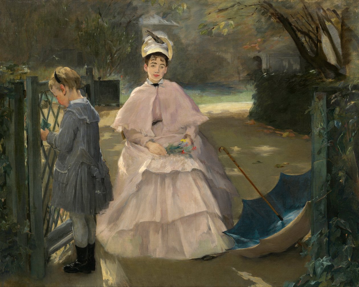 Nanny och barn av Eva Gonzalès