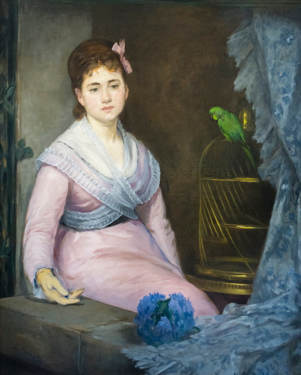 Indolens, c. 1871-1872 (olja på duk) av Eva Gonzalès