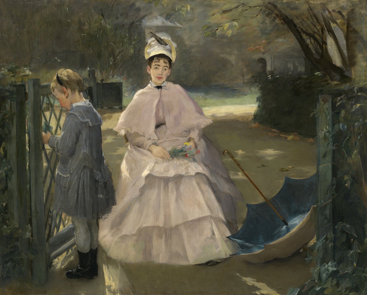 Nanny och barn av Eva Gonzalès