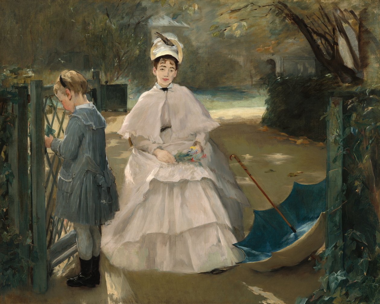 Nanny and Child, 18771878. av Eva Gonzalès