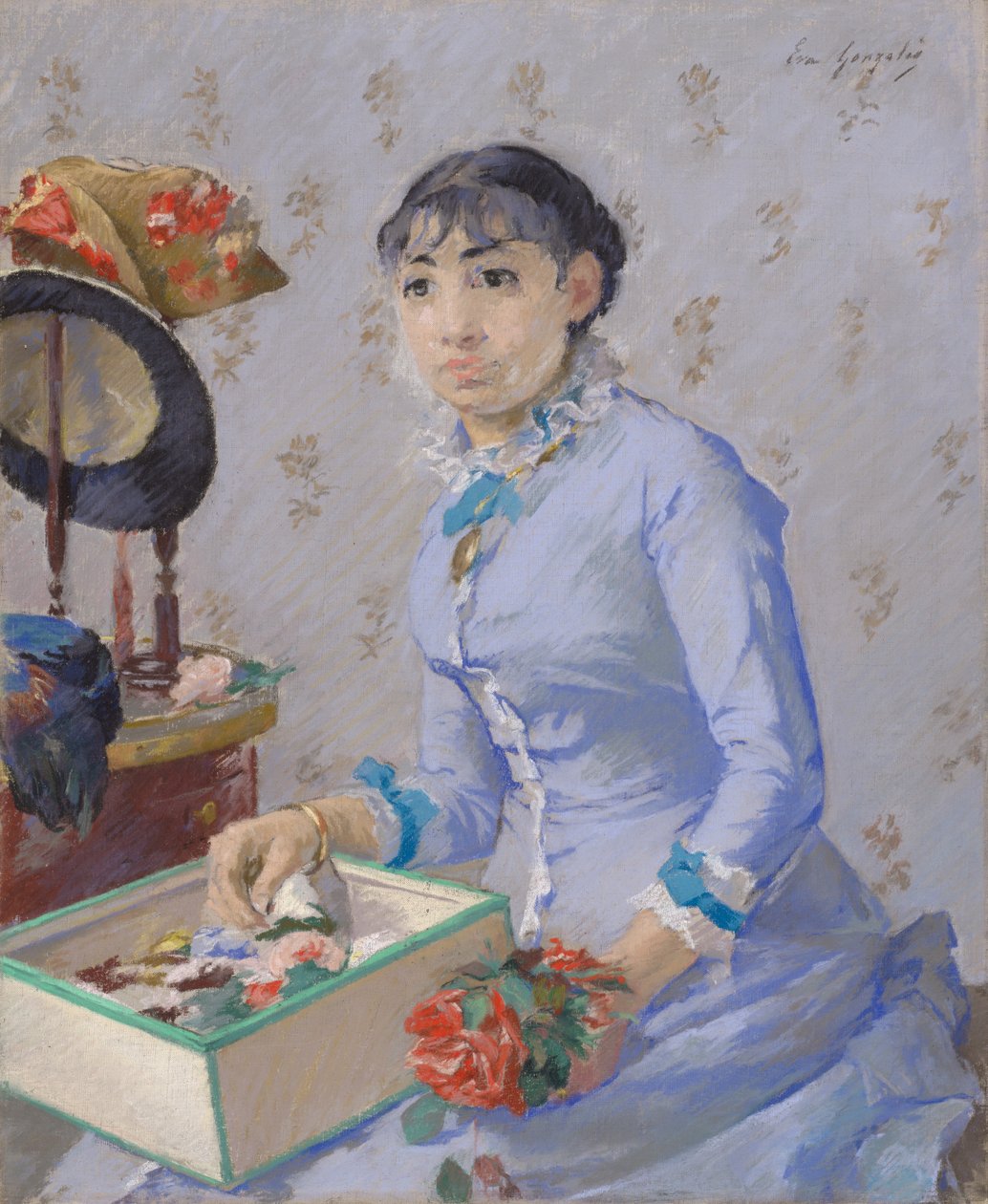 The Milliner, ca 1877 av Eva Gonzalès