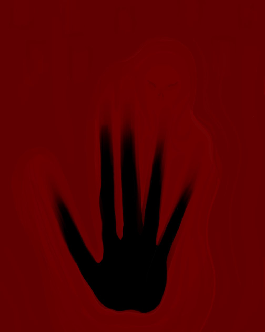 Black Hand, ca 2020-24 (digital konst) av Evan Sklar