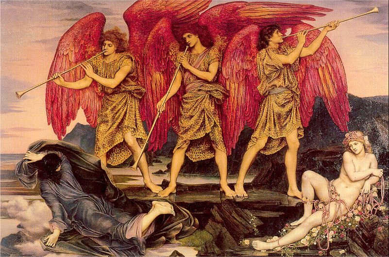 Aurora Triumphans a.k.a. Dawn   av Evelyn De Morgan