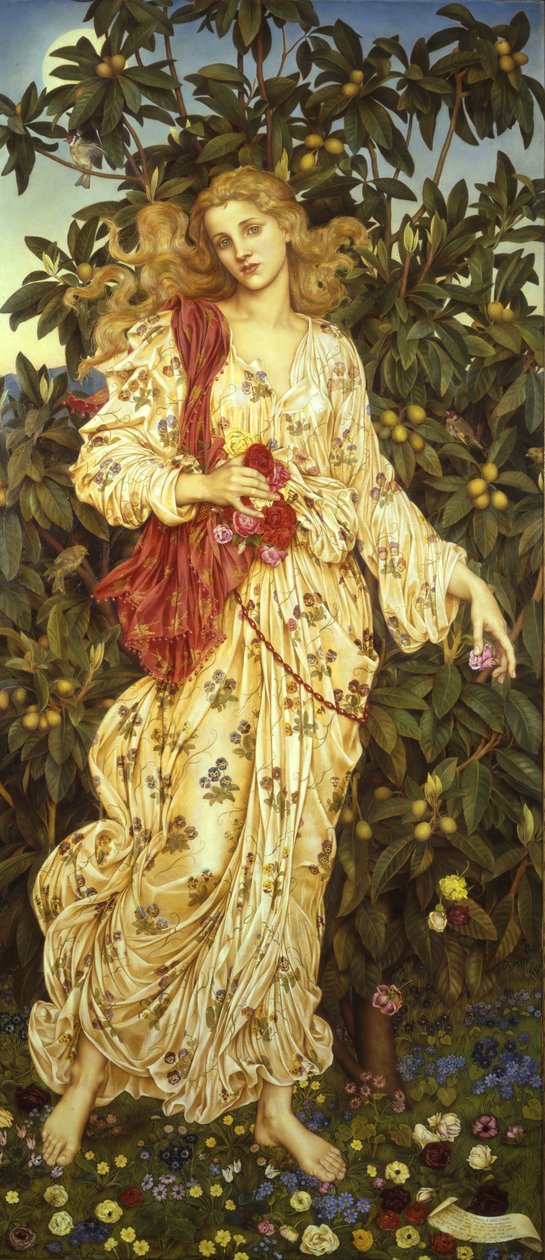 Flora, 1894 av Evelyn De Morgan
