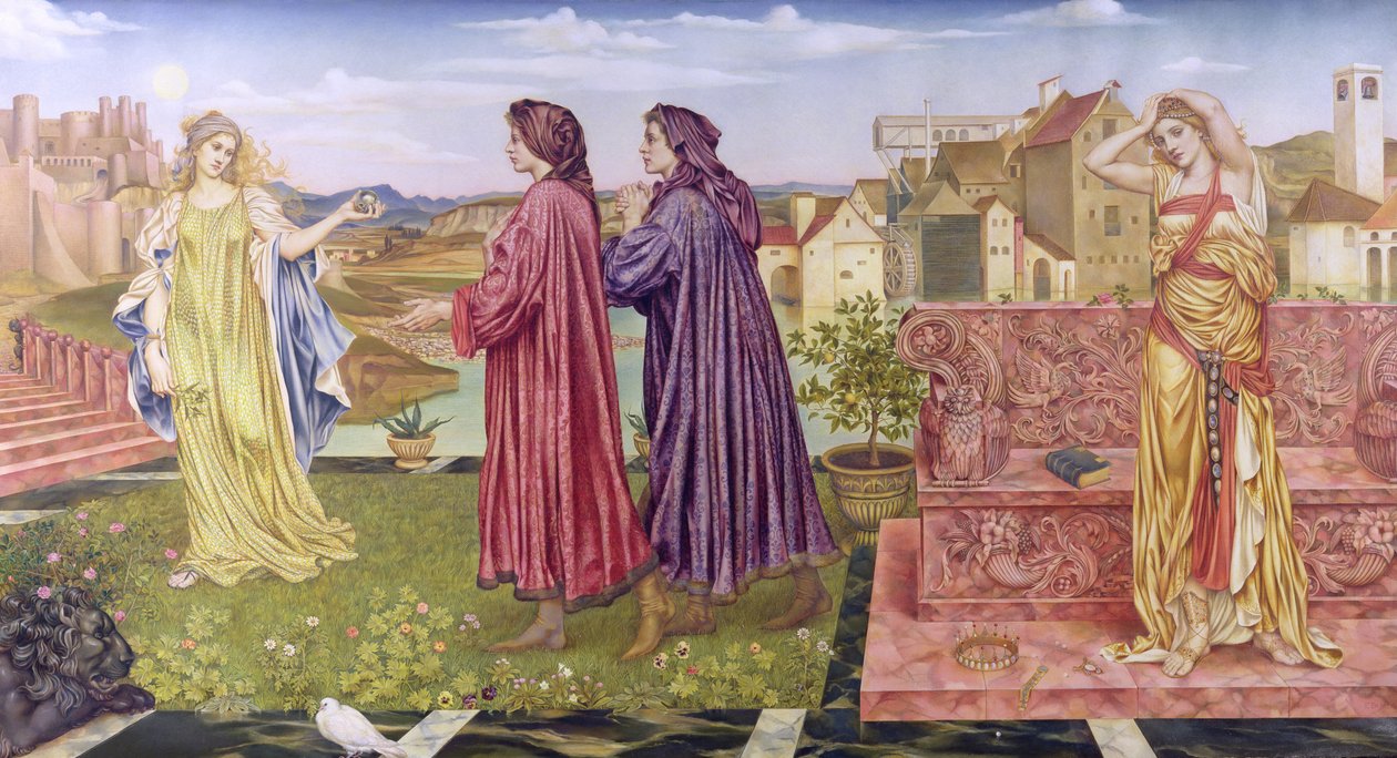 Möjligheternas trädgård, 1892 av Evelyn De Morgan