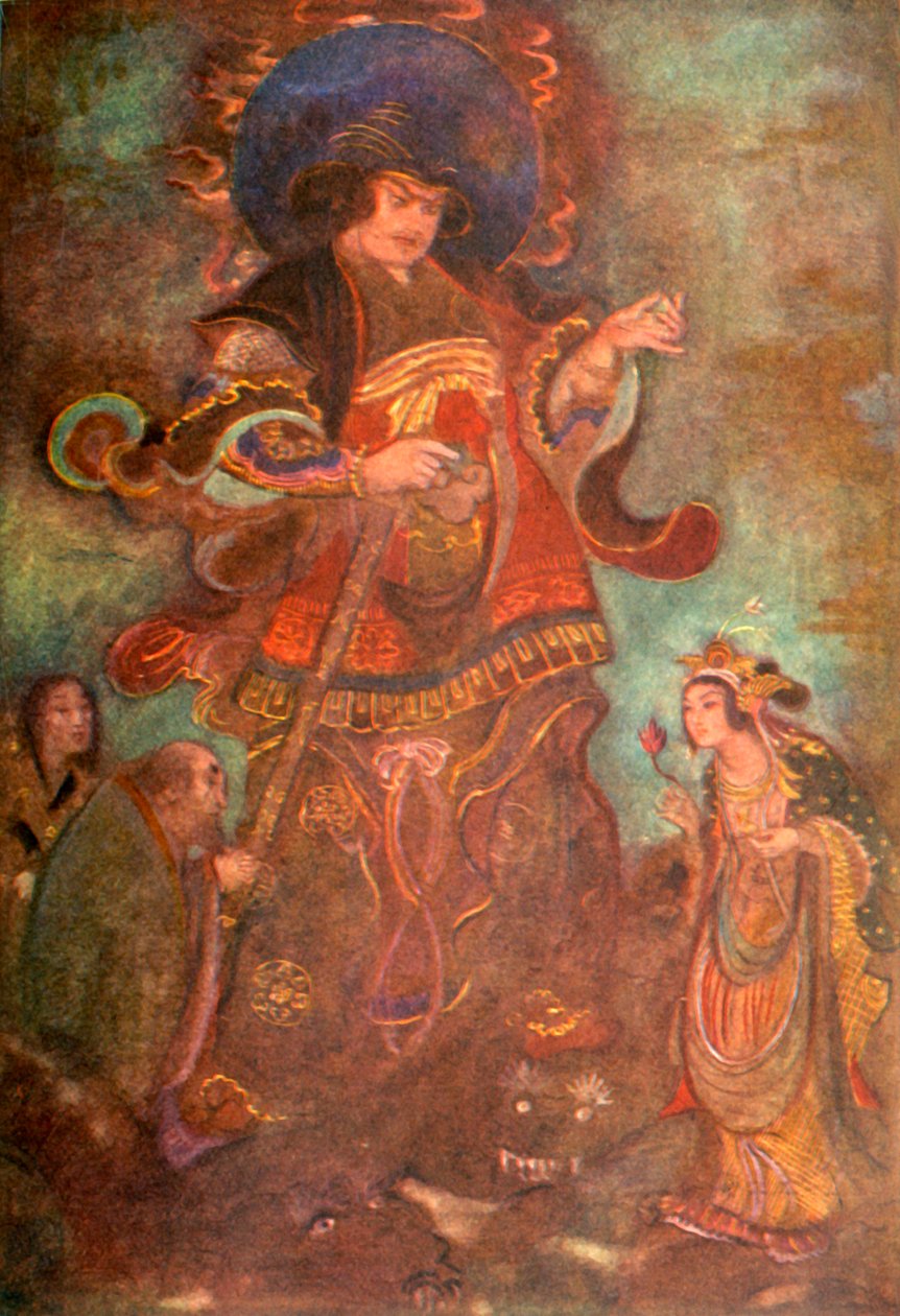 "Susano Proposal d Kushinada Hime", 1912. av Evelyn Paul