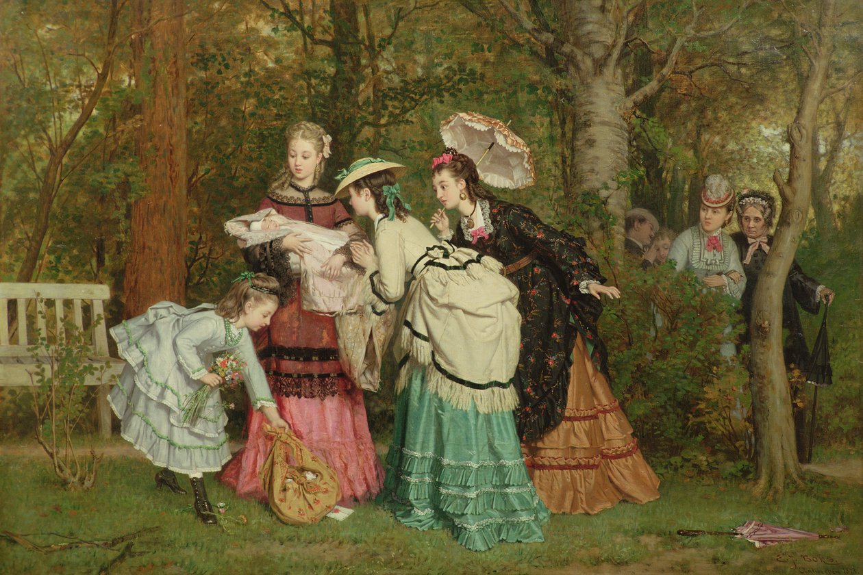 Beundra barnet, Antwerpen 1873 av Evert Jan Boks
