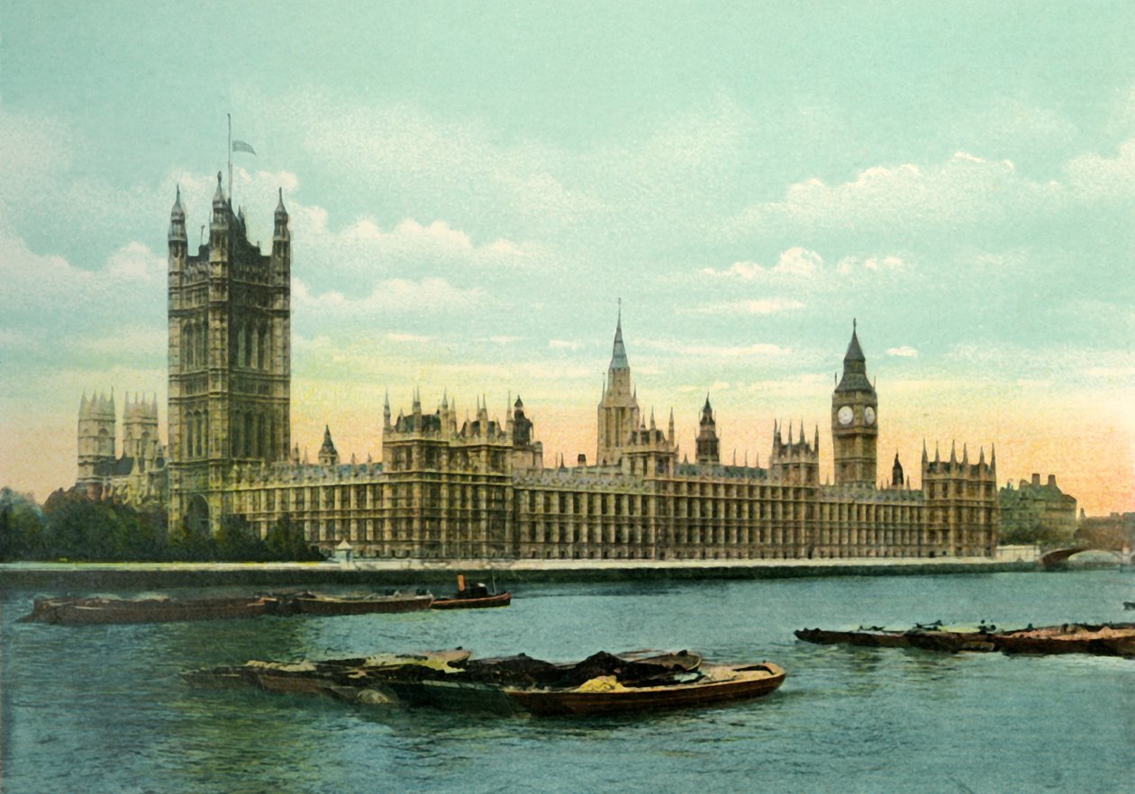 The Houses of Parliament, c1900-talet. av Eyre and Spottiswoode