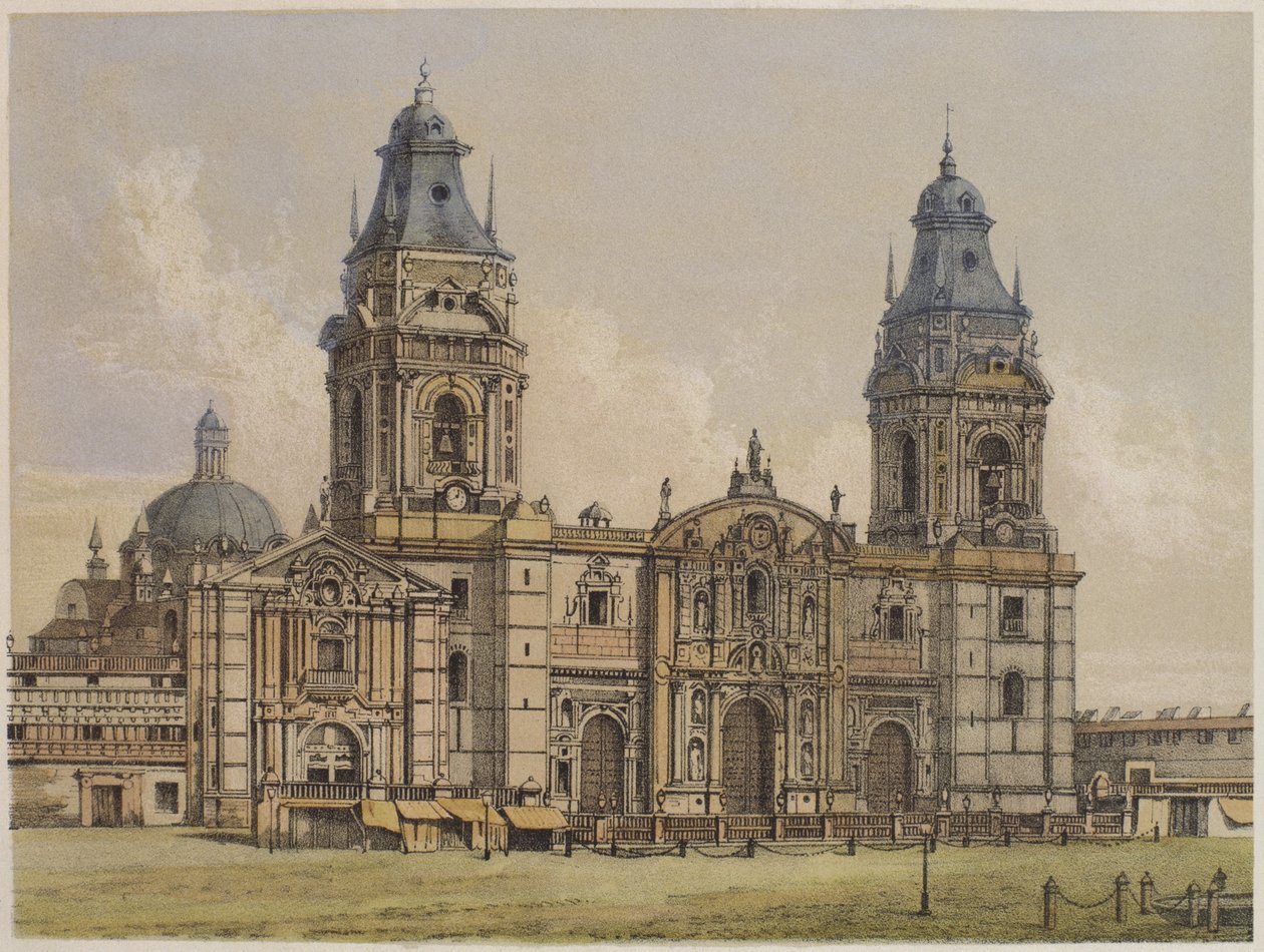 Katedralen i Lima, illustration från 