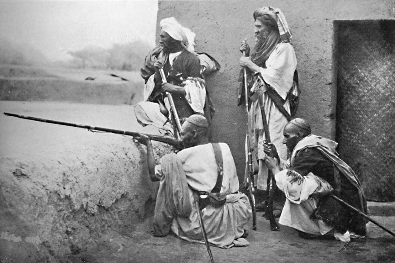 Afridis på krigsstigen, 1902 av F. Bremner