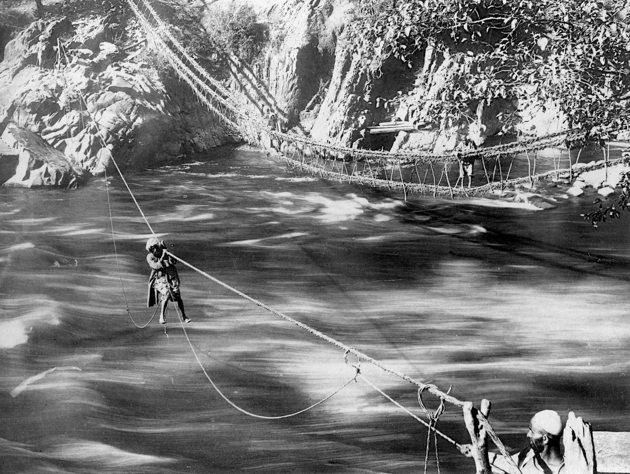 Repbro, Jhelum Valley, Kashmir, Indien, c1900. av F. Bremner