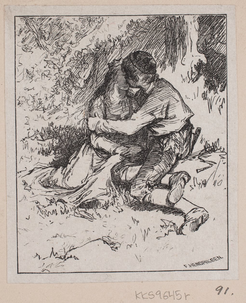 Illustration för "The Shepherd King