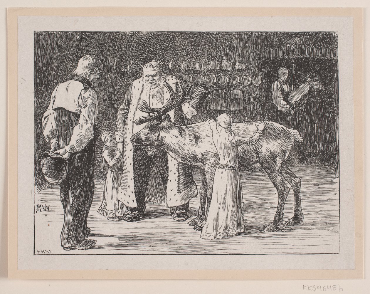 Illustration för "Män" av F. Hendriksen