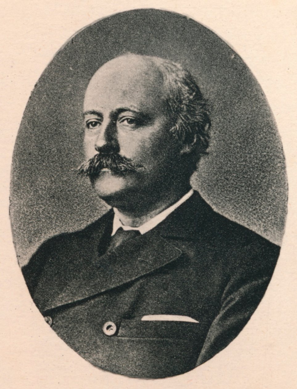 Dr Hubert Parry, c1880, 1895 av F. Jenkins Heliog