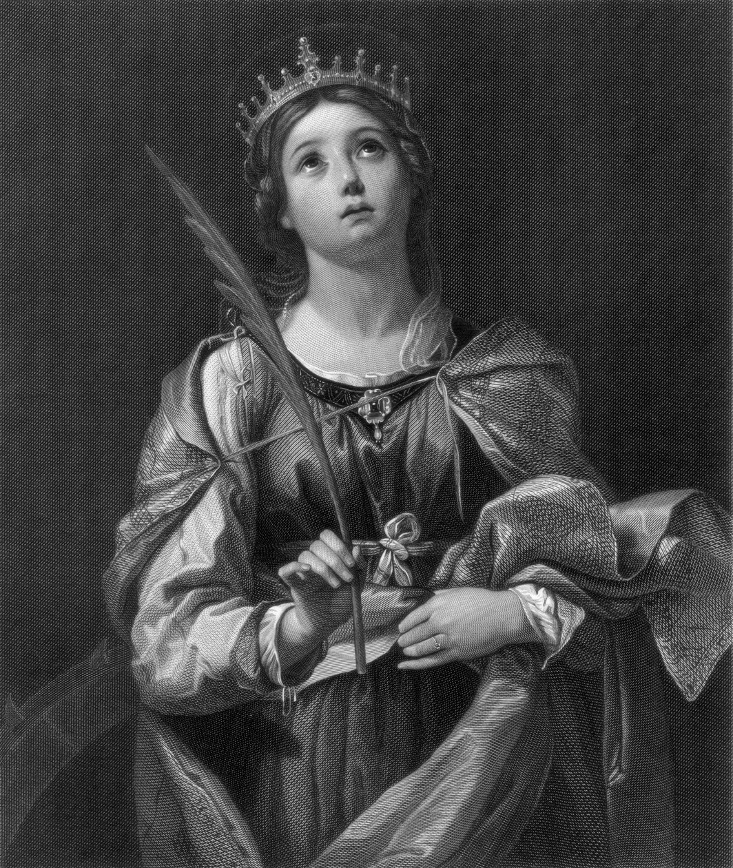 St Catherine, 1800-talet. av F Knolle
