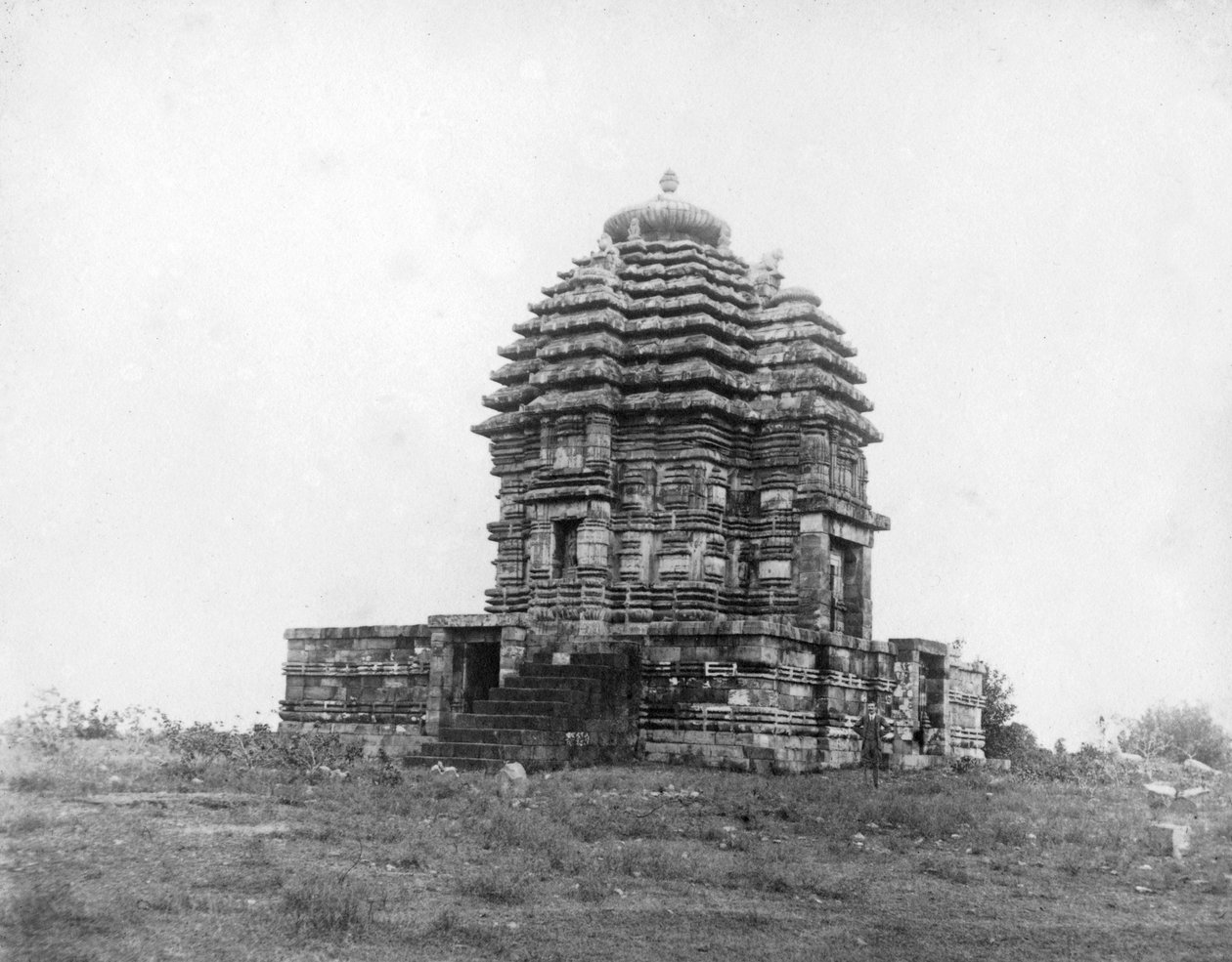 Lingaraj-templet, Bhubaneswar, Orissa, Indien, 1905-1906 av F. L. Peters