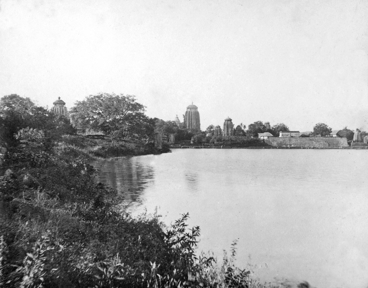 Lingaraj-templen, Bhubaneswar, Orissa, Indien, 1905-1906. av F. L. Peters