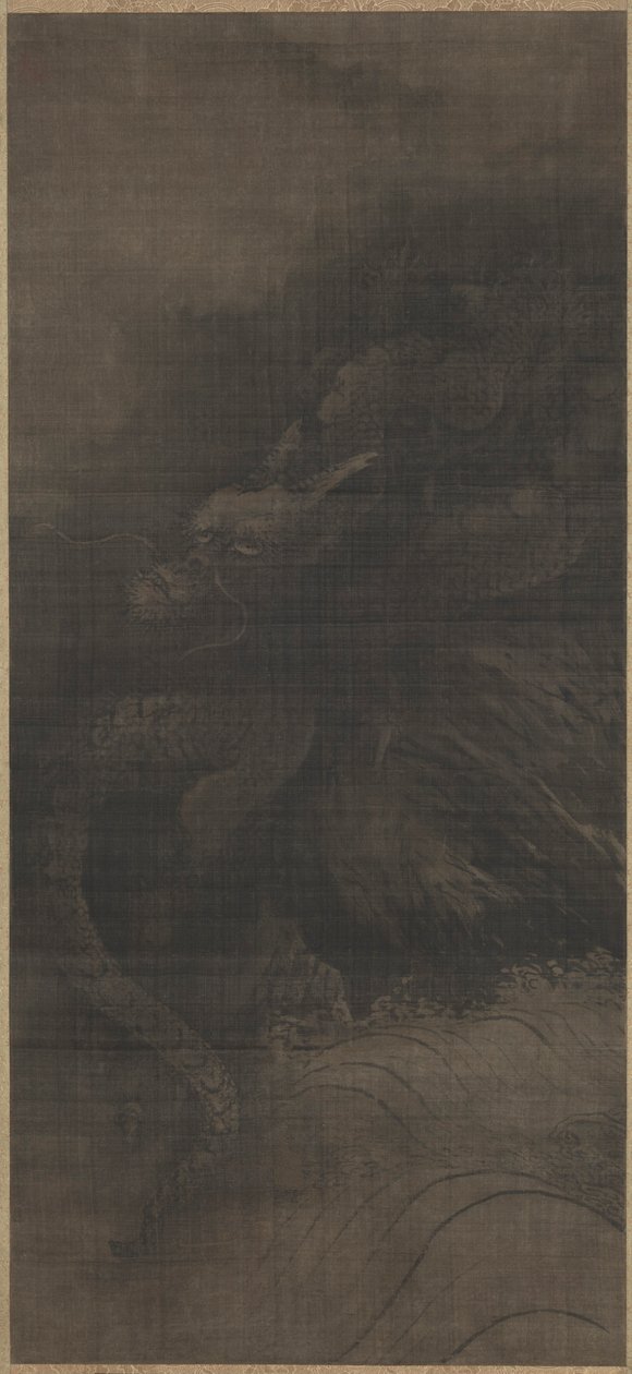 Drake och Tiger, ca. 1250-1279. av Fachang Muqi