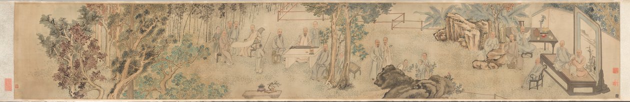 Den nionde dagen litterära sammankomsten i Xing’an av Fang Shishu