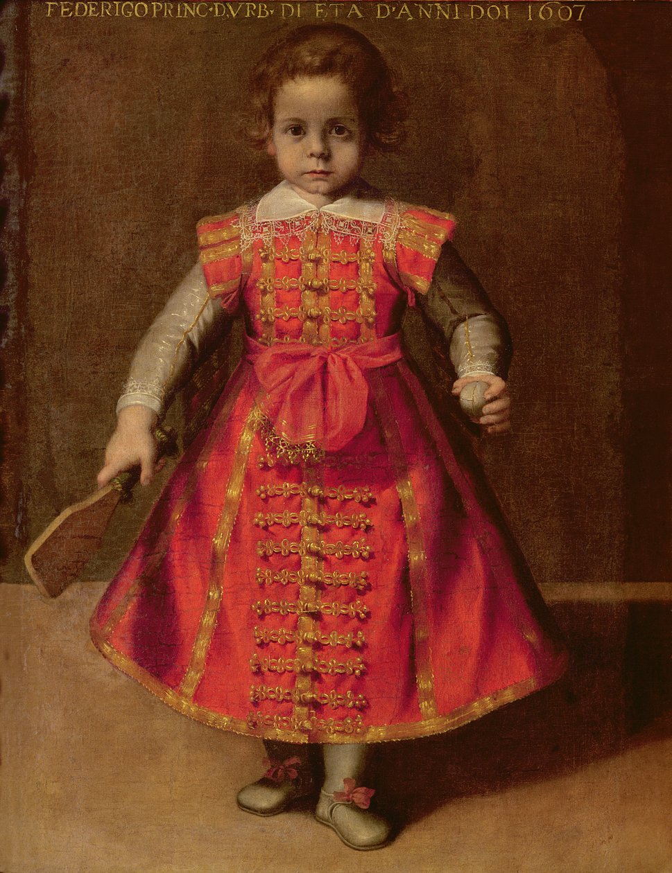 Federico Ubaldo della Rovere, 2 år 1607 av Federico Barocci