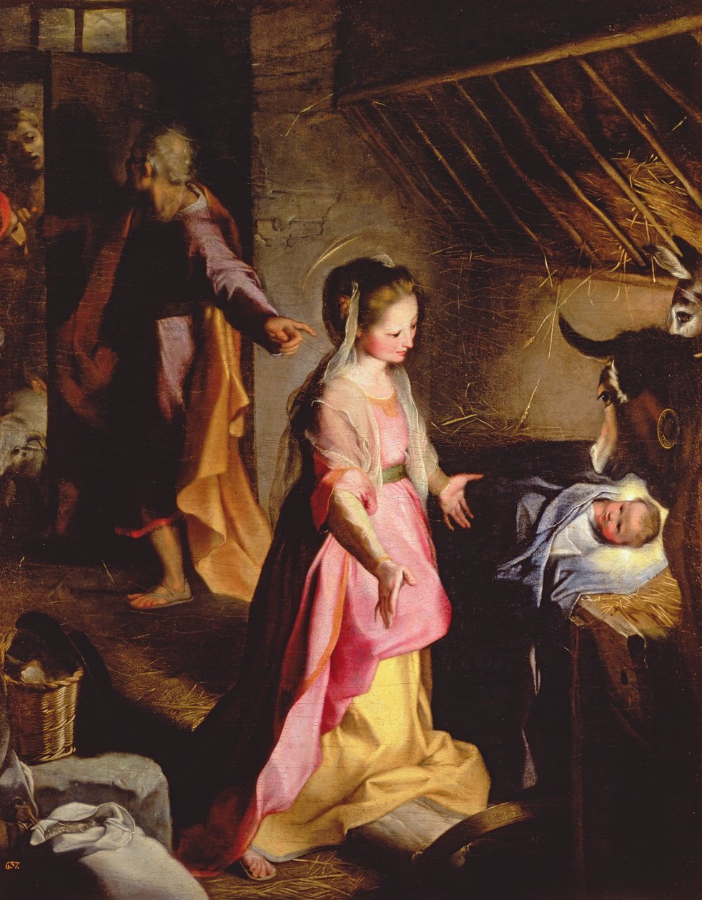 Barnets tillbedjan, 1597 av Federico Barocci