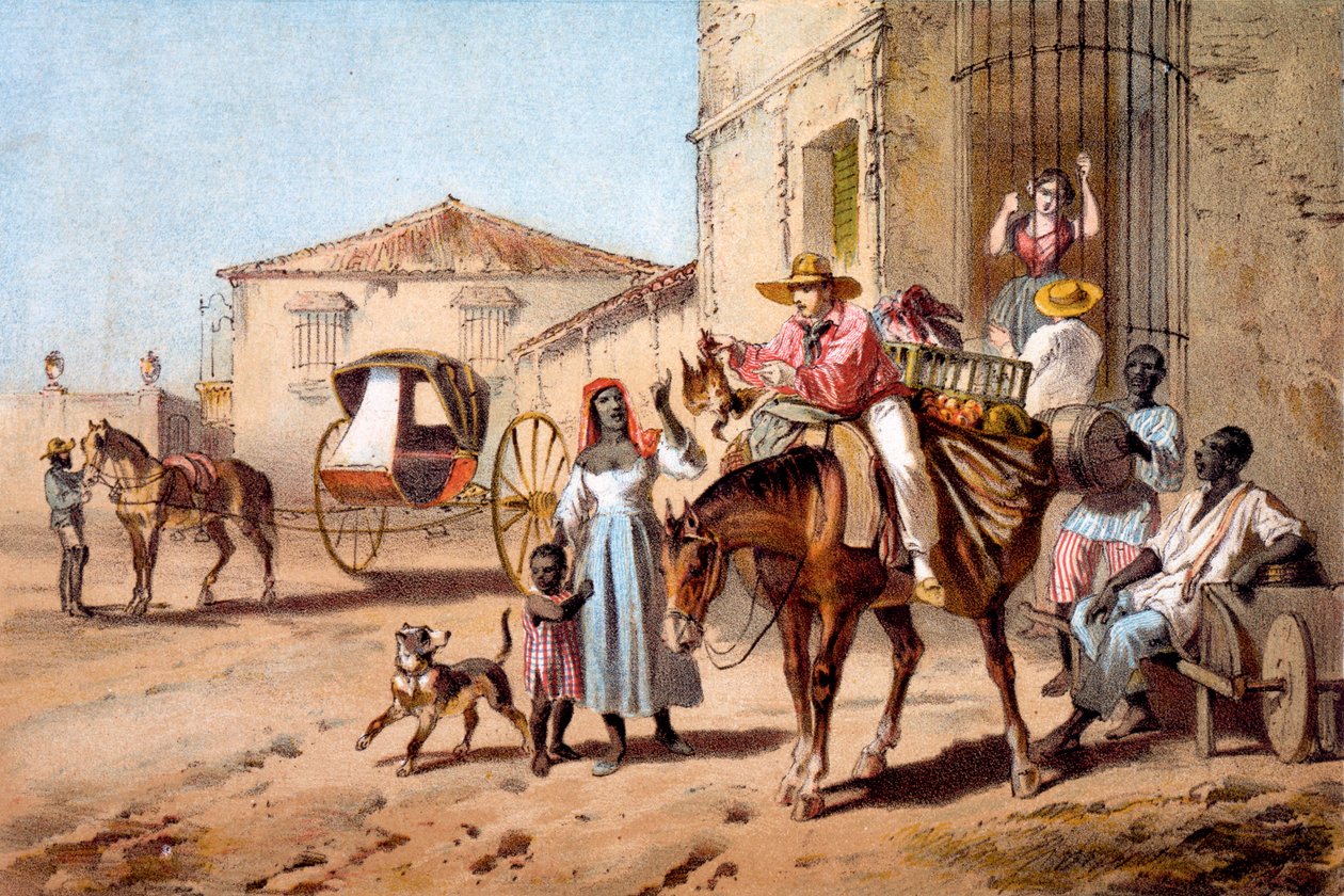 Hyresvärden, 1840 av Federico Mialhe