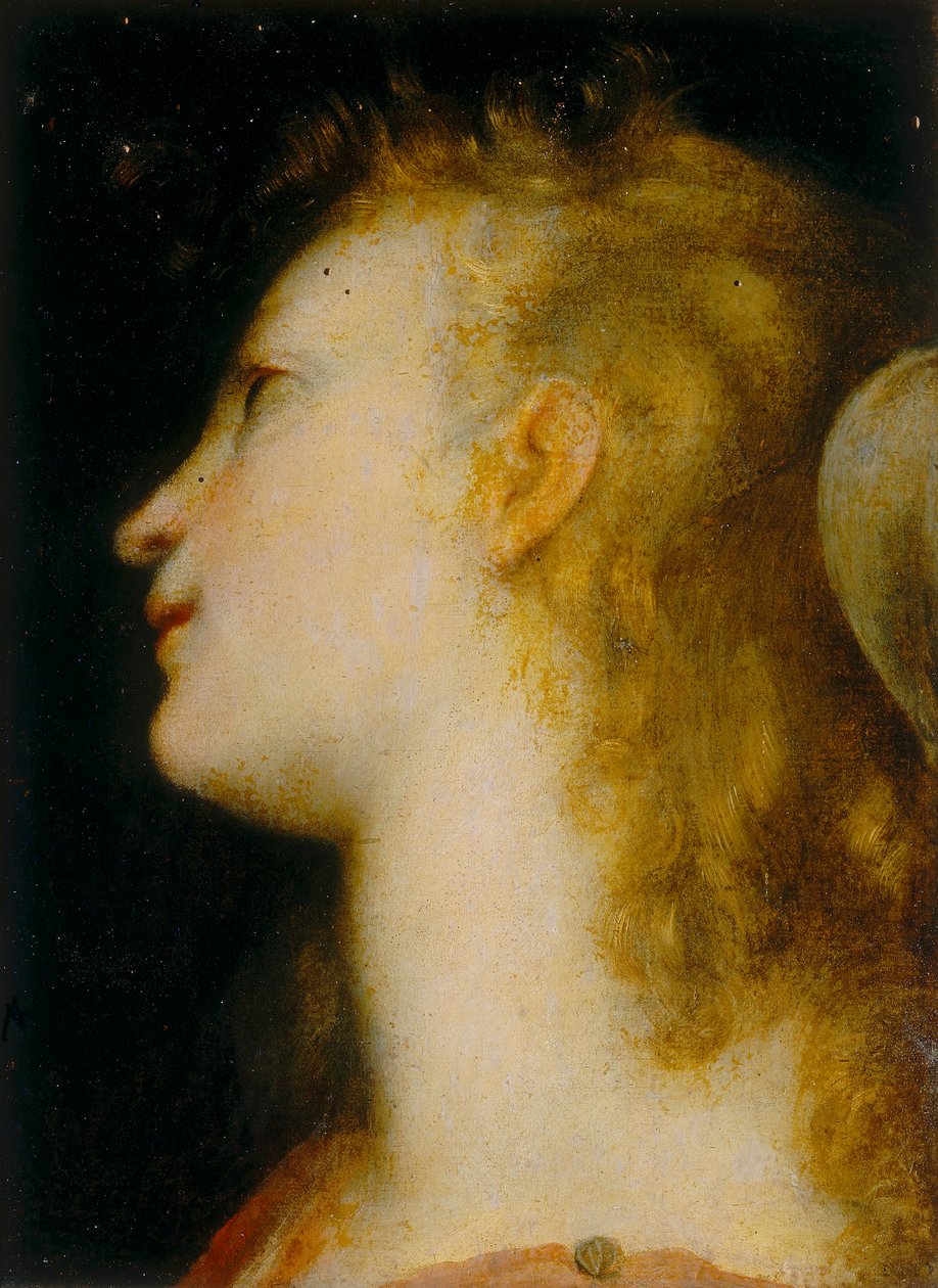 Huvudet av en ängel av Federico Barocci