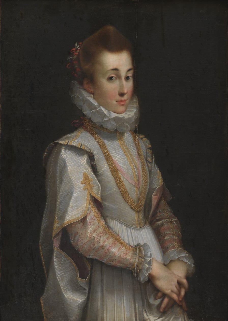 Porträtt av en ung dam av Federico Barocci