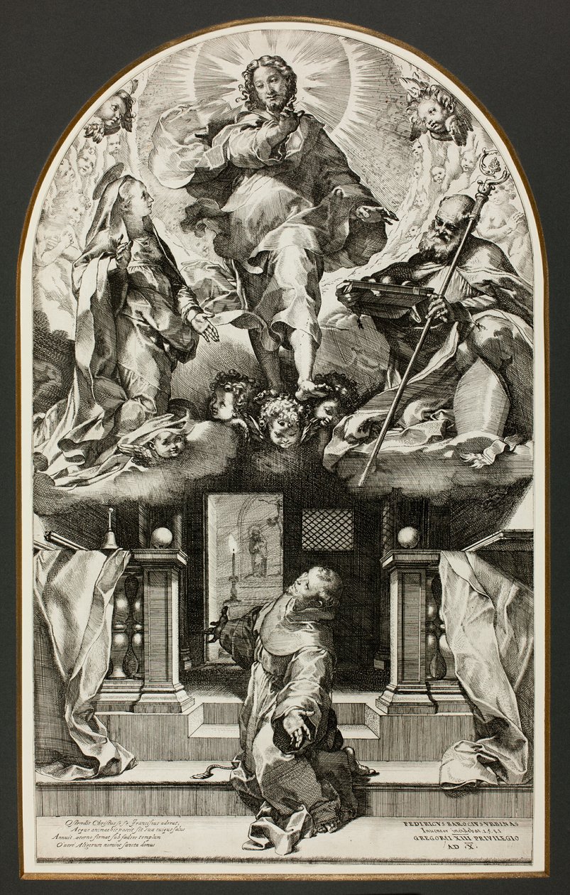 Den helige Franciskus vision av Federico Barocci