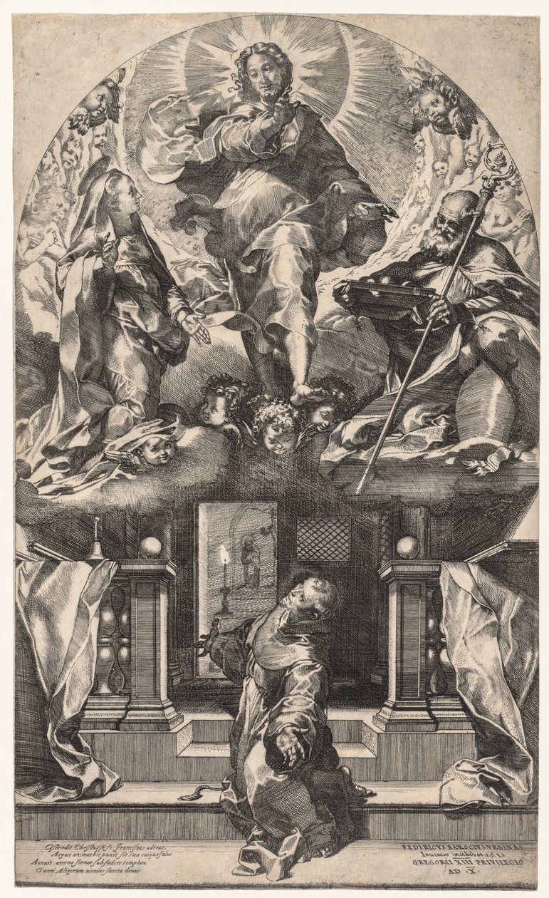 Franciskus vision, 1581. av Federico Barocci